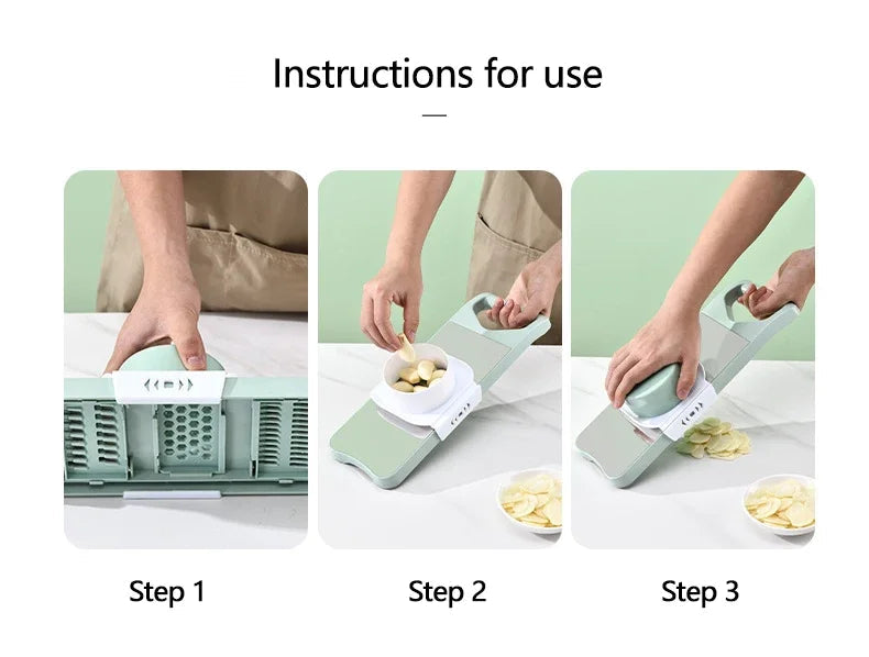 5 In 1 Multifunctional Vegetable Slicer Cutter