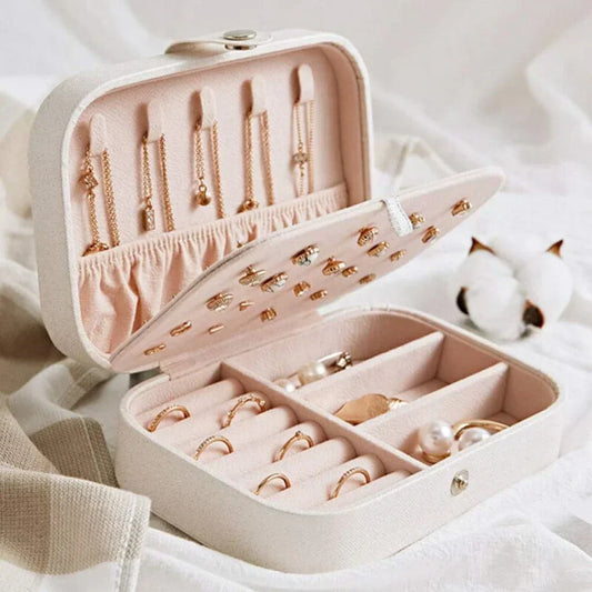 Korean Ins Style Portable Jewelry Storage Box.